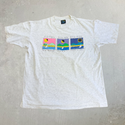 J- Vintage '91 Total Solar Eclipse Hawaii Graphic Made In USA Single Stitch Tee - L