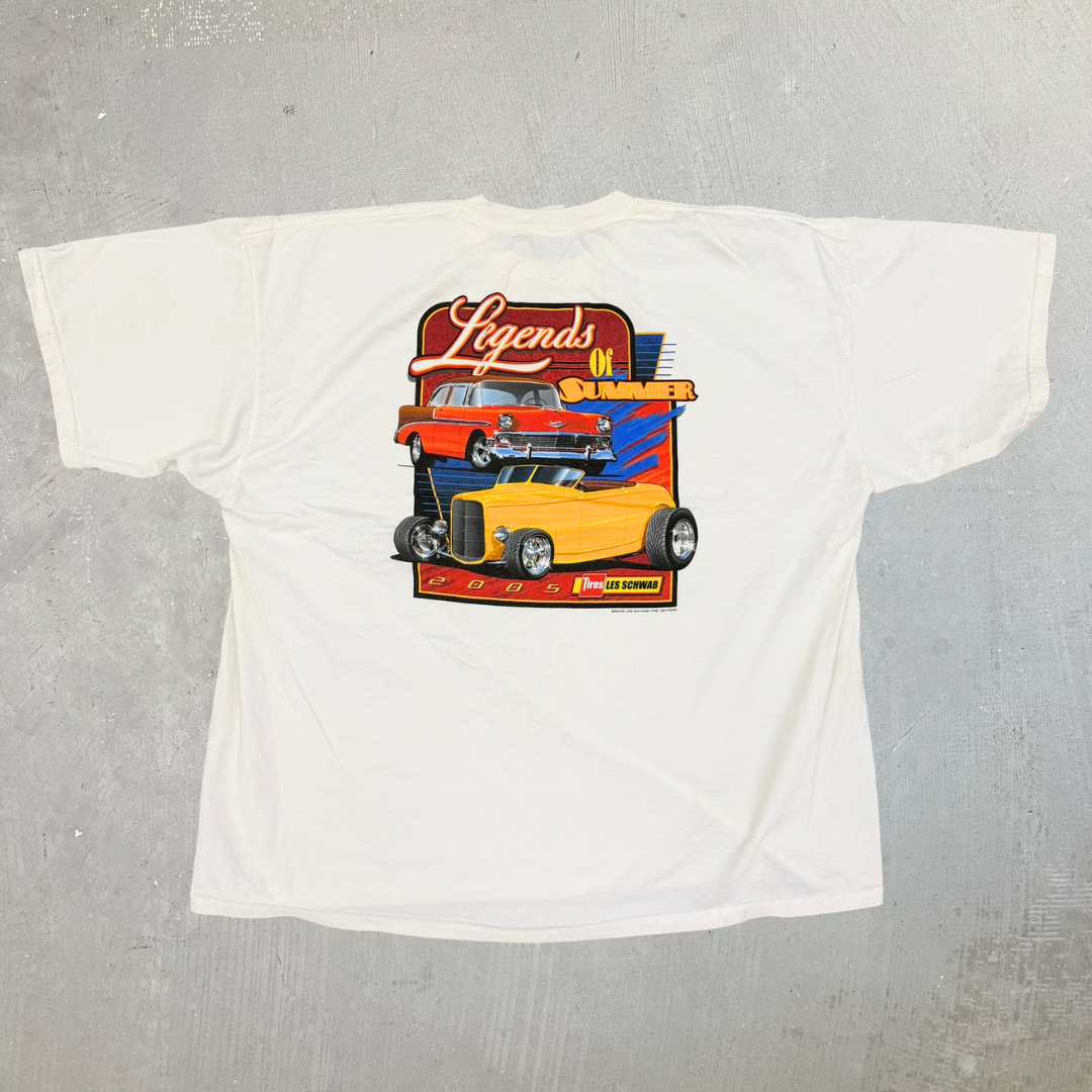 J- Vintage '05 Lee Shwab Kustoms Car Graphic Tee - 3XL