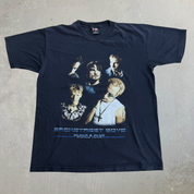 J- Vintage '01 Backstreet Boys Black & Blue Tour Picture Giant Tag Tee - L