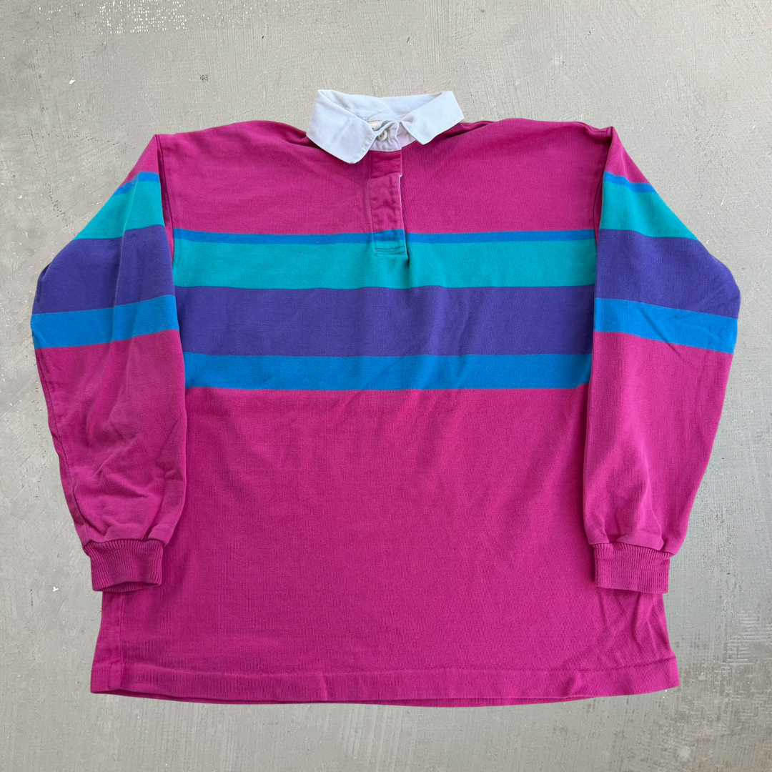 J- Vintage LL Bean Rugby Shirt - L