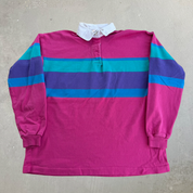 J- Vintage LL Bean Rugby Shirt - L