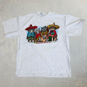 J- Vintage Arizona Cats Graphic Single Stitch Tee - XL