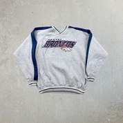 F- Vintage Denver Broncos NFL Lee Embroidered Text Crewneck