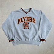 Vintage 90s Philadelphia Flyers NHL Lee Embroidered Logo Crewneck - M
