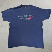 J- Vintage Polo Jeans Ralph Lauren Lobster Shack Tee - S