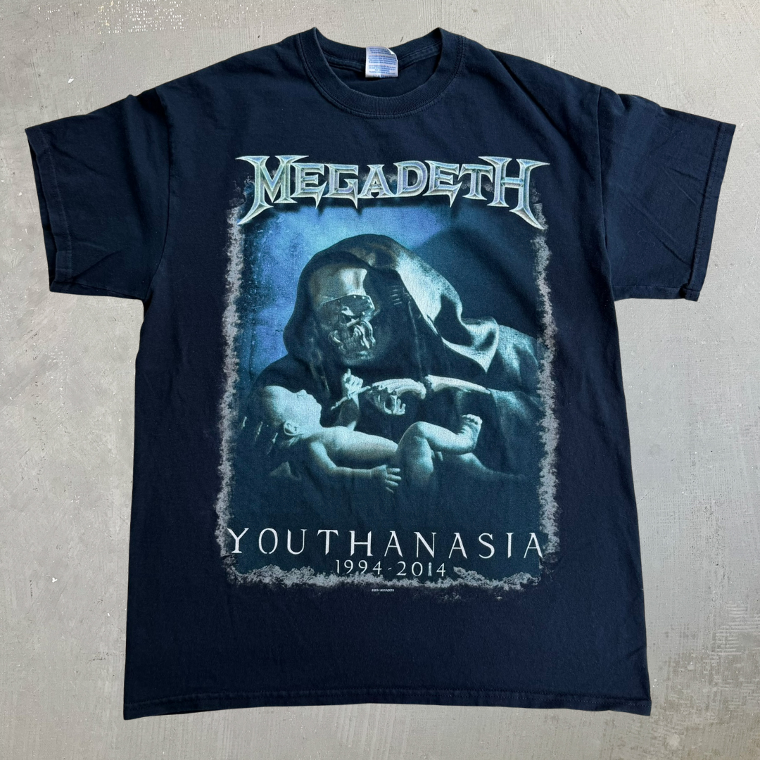 J- '14 Megadeath Youthanasia 20th Anniversary Graphic Tee - M