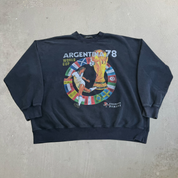 J- Fifa World Cup Argentina 78 Reprint Graphic Crewneck - XL