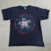 J- Vintage '94 World Cup USA Text Graphic Single Stitch Tee - L