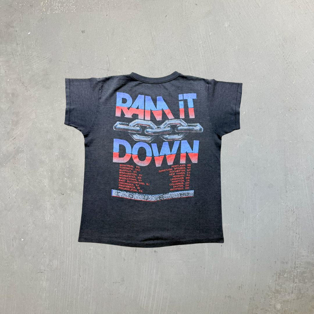 F- Vintage '88 Judas Priest Ram It Down Tour Picture Made In USA Single Stitch Tee