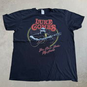 J- '19 Luke Combs Beer Never Broke My Heart Tour Graphic Tee - L
