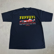J- Vintage '04 Formula 1 Ferrari F1 World Champion Graphic Tee - L