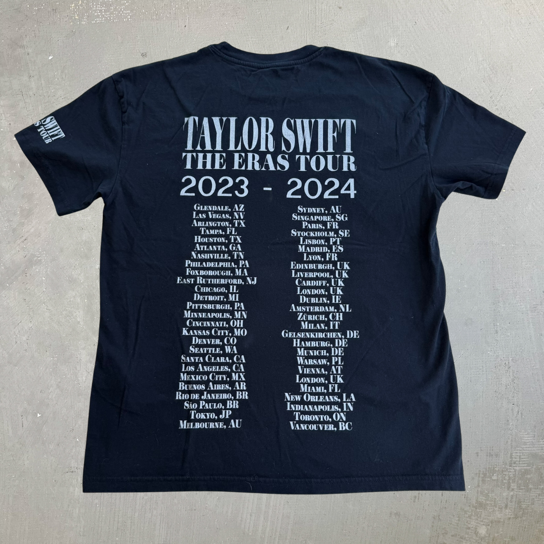 J- '23 Taylor Swift The Eras Tour Pictures Tee - M