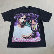J- A$AP Rocky Pretty Flacko Picture Graphic Tee - L