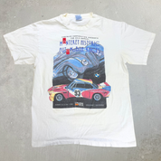 J- Vintage '96 Monterey Automobile Race Graphic Single Stitch Tee - M