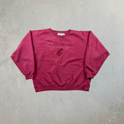 F- Vintage Washington State University Embroidered Text & Logo Crewneck