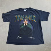 J- '23 Tupac Shakur Crouching Picture Graphic Tee - M