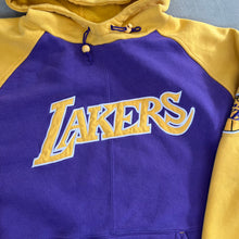 Load image into Gallery viewer, F- Vintage Los Angeles Lakers NBA Reebok Embroidered Script Hoodie
