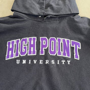 F- Vintage Champion High Point University Embroidered Text Hoodie