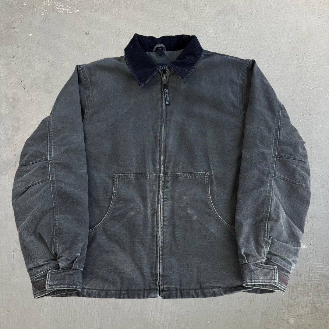 Vintage Dakota Quilt Lined Canvas Workwear Jacket - M