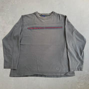 J- Vintage Tommy Hilfiger Text Made In Canada Long Sleeve Tee - L