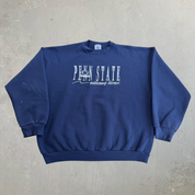 J- Vintage Penn State Nittany Lions Embroidered Graphic Made In USA Logo 7 Crewneck - 2XL