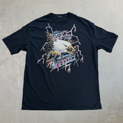 J- Vintage Feel The Wind Eagle & Thunder Graphic Tee - L