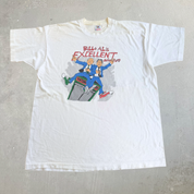 J- Vintage Bill & Al's Excellent Adventure Graphic Made In USA Single Stitch - 2XL
