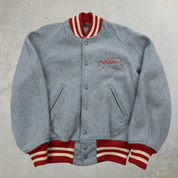 F- Vintage Molson Beer Truck Made In USA Varsity Jacket - M