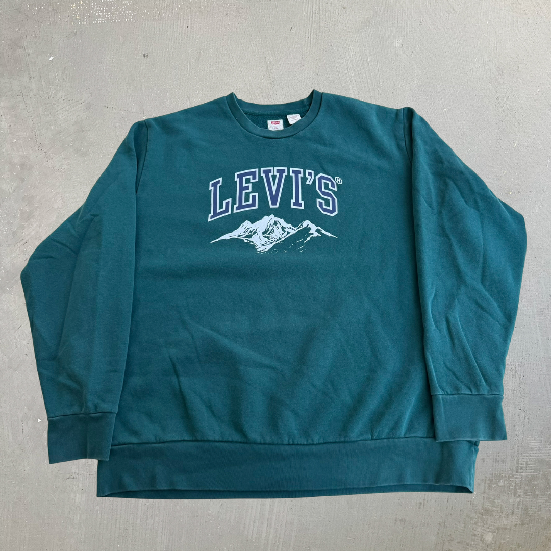 J- Levi's Text & Mountains Graphic Crewneck - 2XL