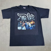 Vintage '01 Eminem & D12 Picture Graphic Made In USA Single Stitch Tee - L