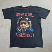 J- Vintage '02 Paul McCartney Driving USA Tour Picture Graphic Tee - M