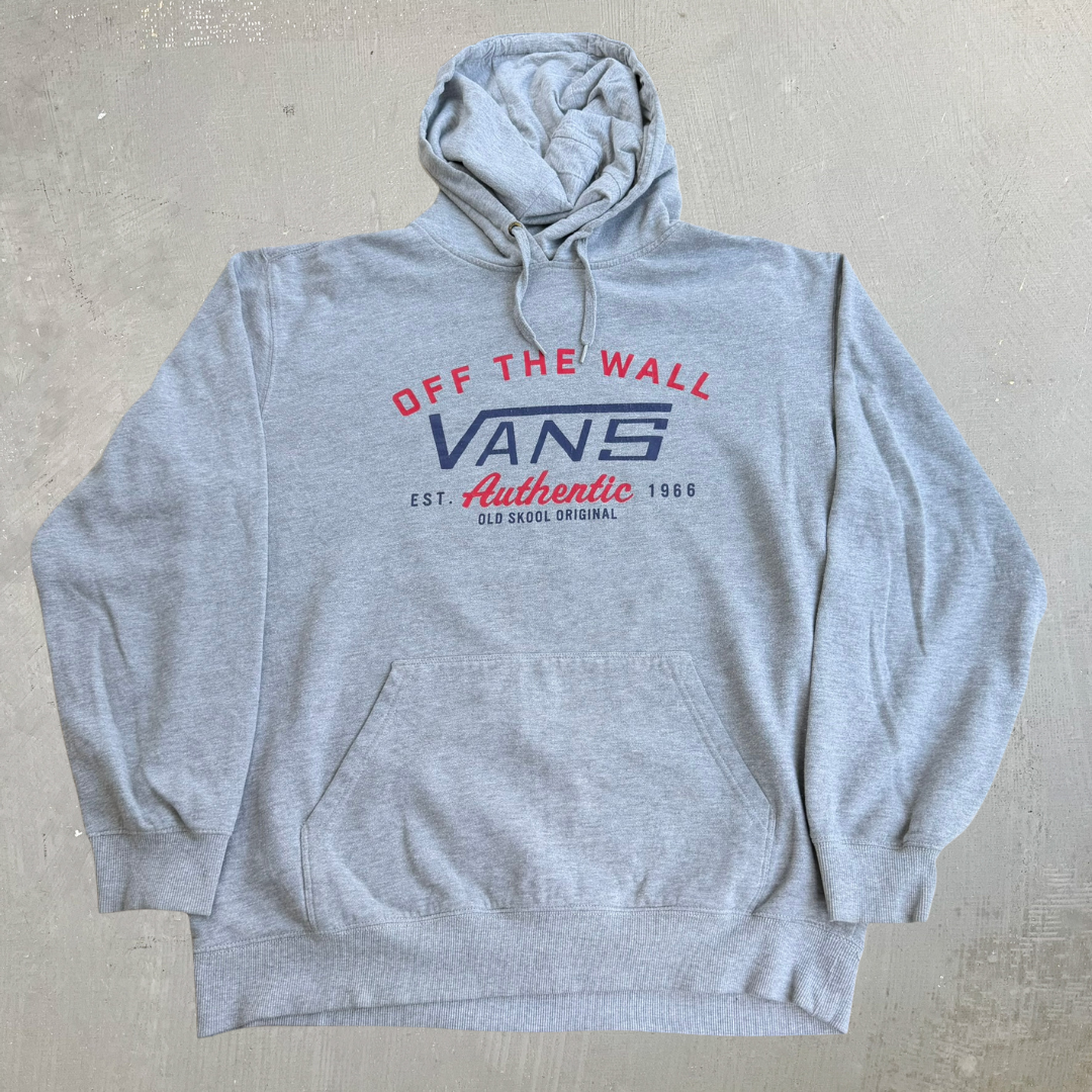 J- Vans Authentic Off The Wall Graphic Logo Hoodie - XL