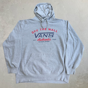 J- Vans Authentic Off The Wall Graphic Logo Hoodie - XL