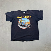 F- '08 Iron Maiden Somewhere Back In Time World Tour US Leg Graphic Anvil Tee