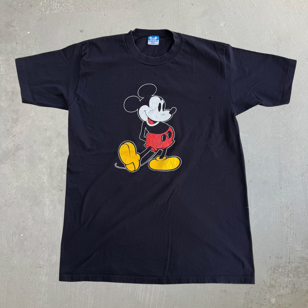 Vintage Disney Mickey Mouse Graphic Made In USA Single Stitch Tee - L