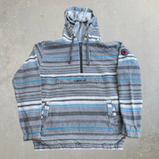 J- Vintage Quicksilver Quarter Zip Anorak Pullover Hoodie - S