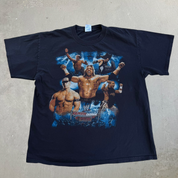 J- Vintage WWE Raw Smackdown ECW Picture Graphic Tee - L