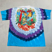 J- Vintage '97 The Grateful Dead China Rider Liquid Blue Tie Dye Tee - 2XL
