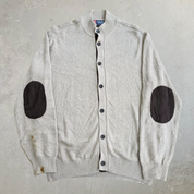 J- Vintage Chaps RL Cardigan Knit Sweater - L