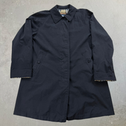 J- Vintage Women's Burberry Single Breasted Trench Coat - 12R (fits Women's M)