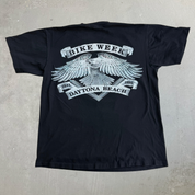 Vintage '95 Daytona Bike Week Graphic Single Stitch Tee - L