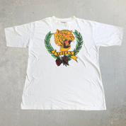 J- Vintage Avirex Rhinestone Tiger Graphic & Text Tee - 2XL