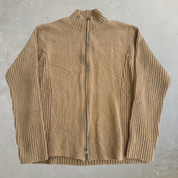 J- Vintage Timberland Zip Up Knit Sweater - 2XL