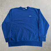 J- Vintage Levi's Embroidered Text Blue Crewneck - L