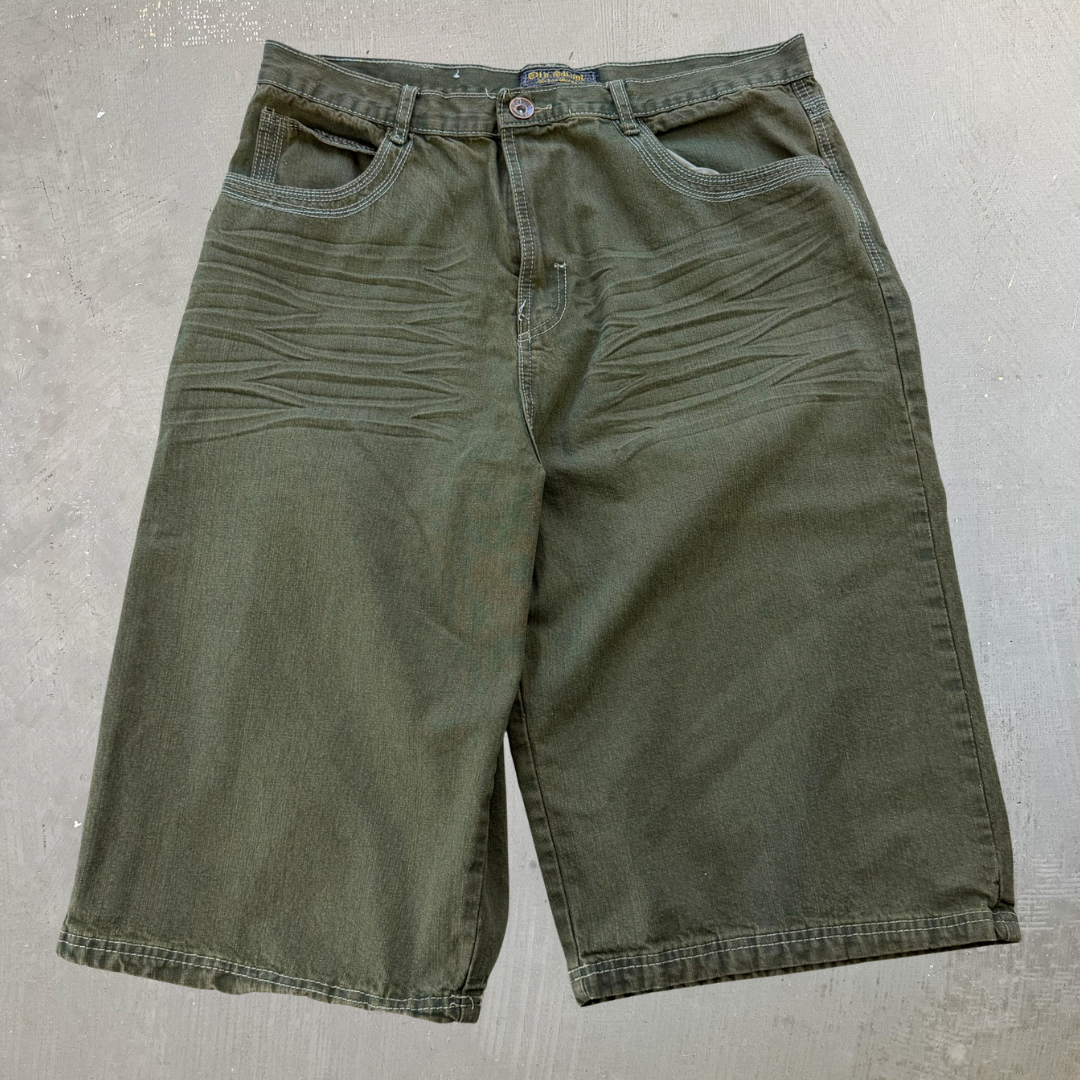 J- Vintage Old Skool Urban Wear Baggy Jorts - 38 waist 15 inseam