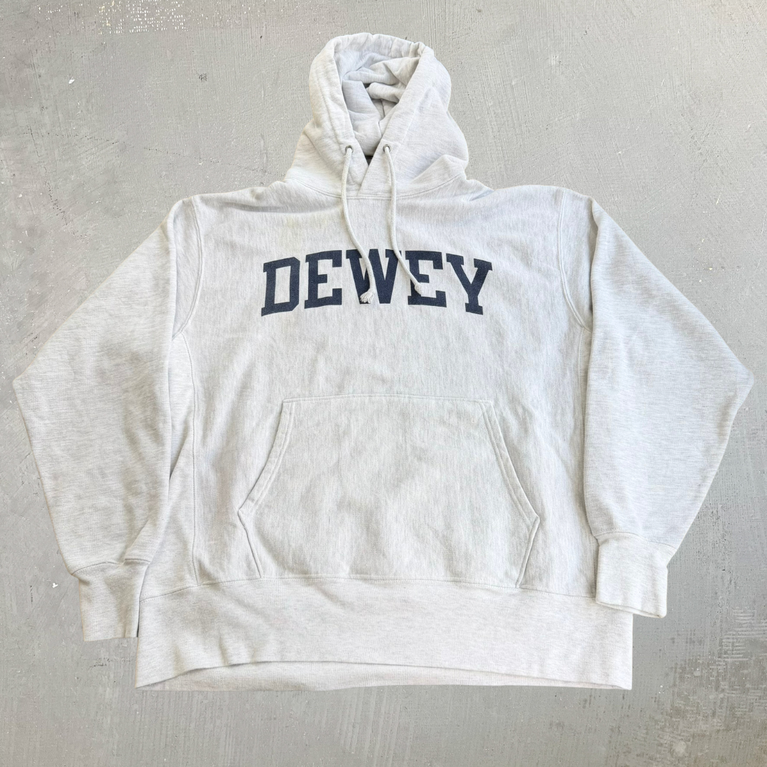 J- Vintage Champion Reverse Weave Denver Text Hoodie - XL