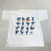 J- Vintage 90s Bahamas Donkey Graphic & Text Made In USA Single Stitch Tee - 2XL (fits L)