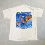 J- Vintage Big Johnson Water Skis Graphic Single Stitch Tee - L