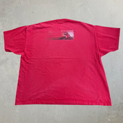 J- Vintage Nascar Dale Jr. Budweiser Picture & Text Graphic Tee - 2XL