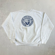 Vintage 90s Fruit Of The Loom Made In USA Regional Police Academy Graphic Crewneck - L